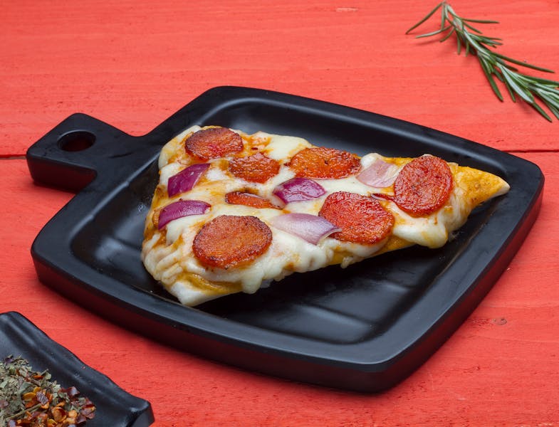 Four cheese specialty pizza with gorgonzola
